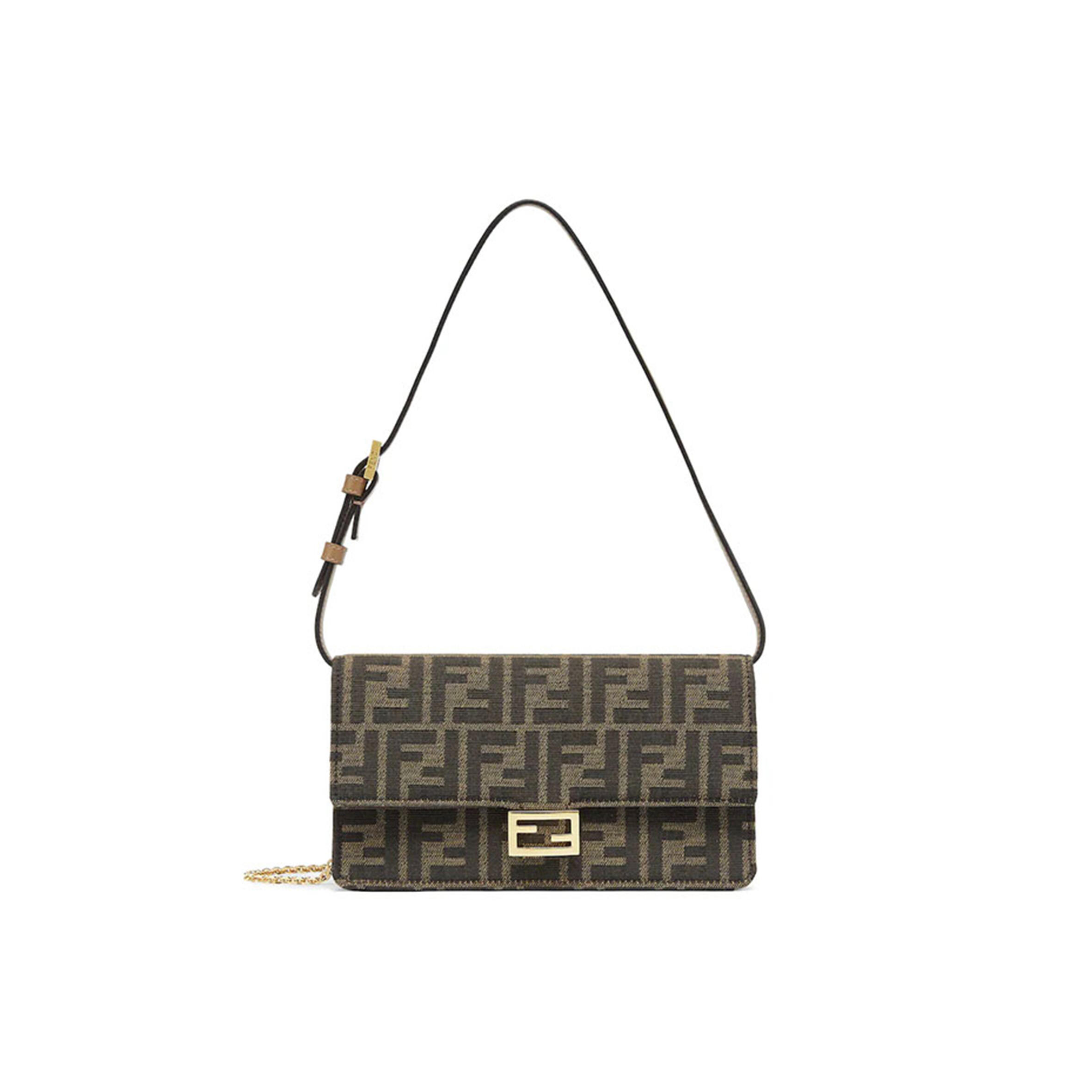 FENDI WALLET ON CHAIN BAGUETTE 8M0498A98PF0A6E (21*11.5*5cm)